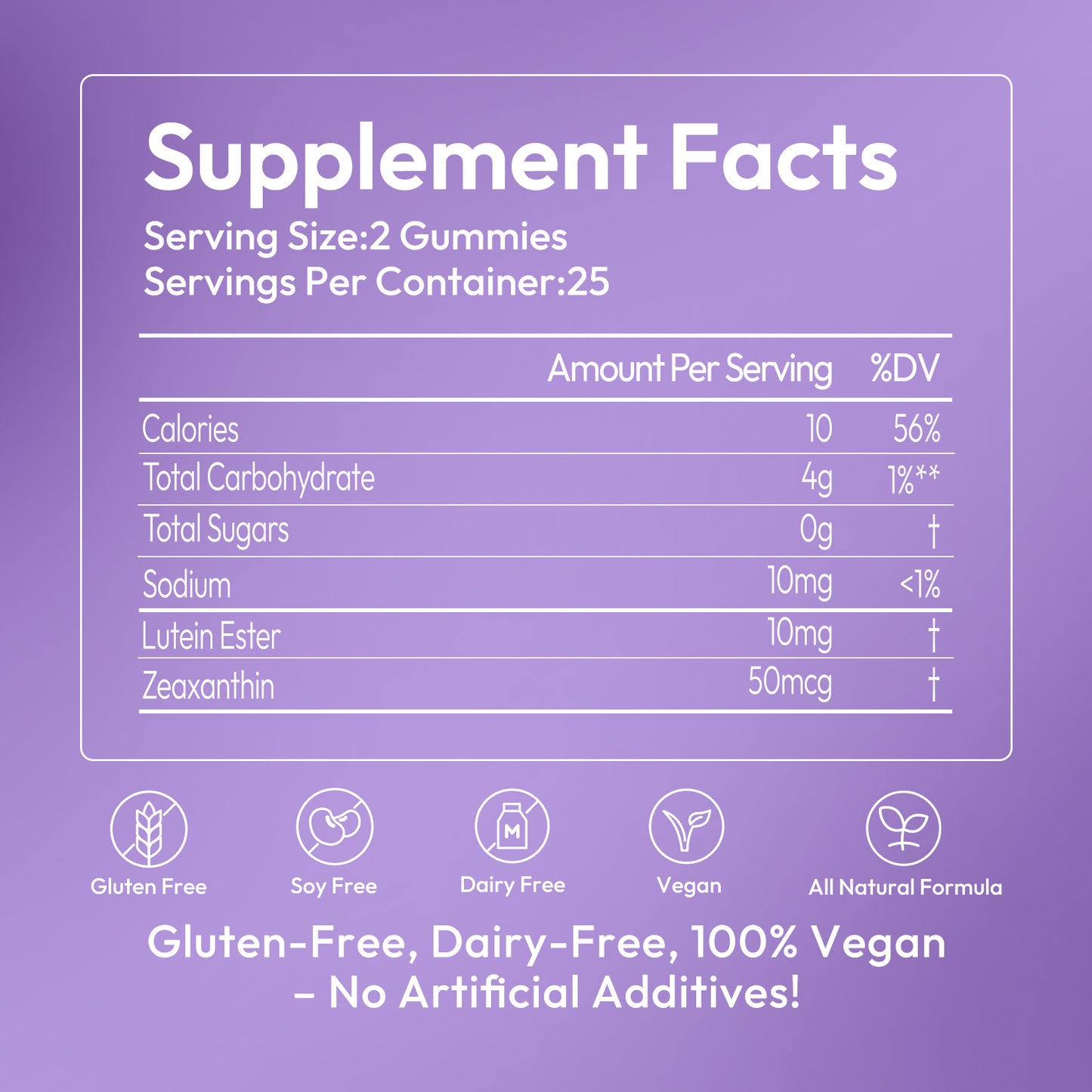 Lutein Ester Gummies for Eye Health