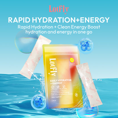 LOTFLY RAPID HYDRATION+ENERGY – 9 Electrolyte Blend Powder