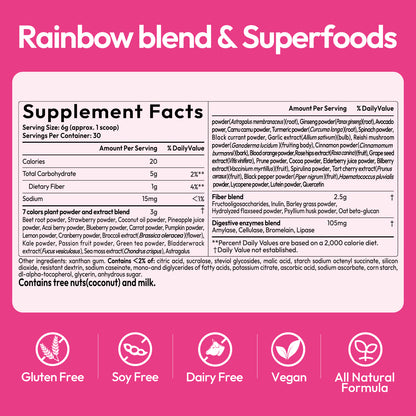 Superfood Rainbow Blend Powder