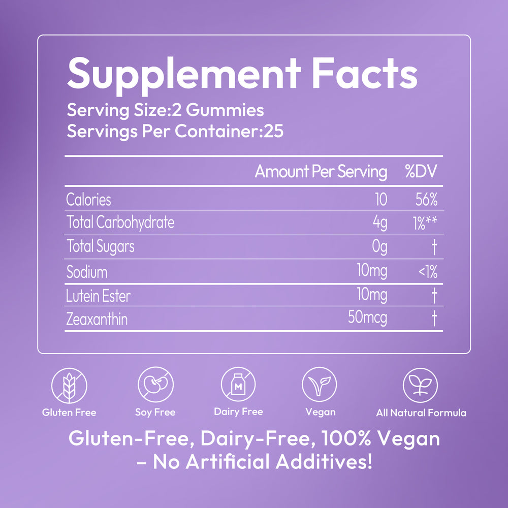 
                      
                        Lutein Ester Gummies for Eye Health
                      
                    