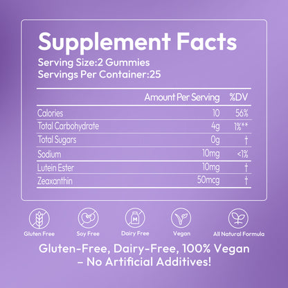 Lutein Ester Gummies for Eye Health
